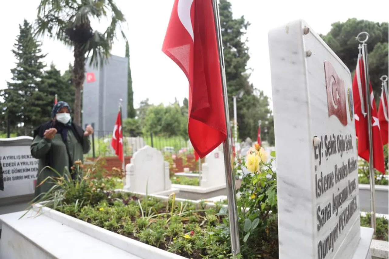 Samsun'da Kurban Bayramı arifesinde şehitlikler ziyaret edildi