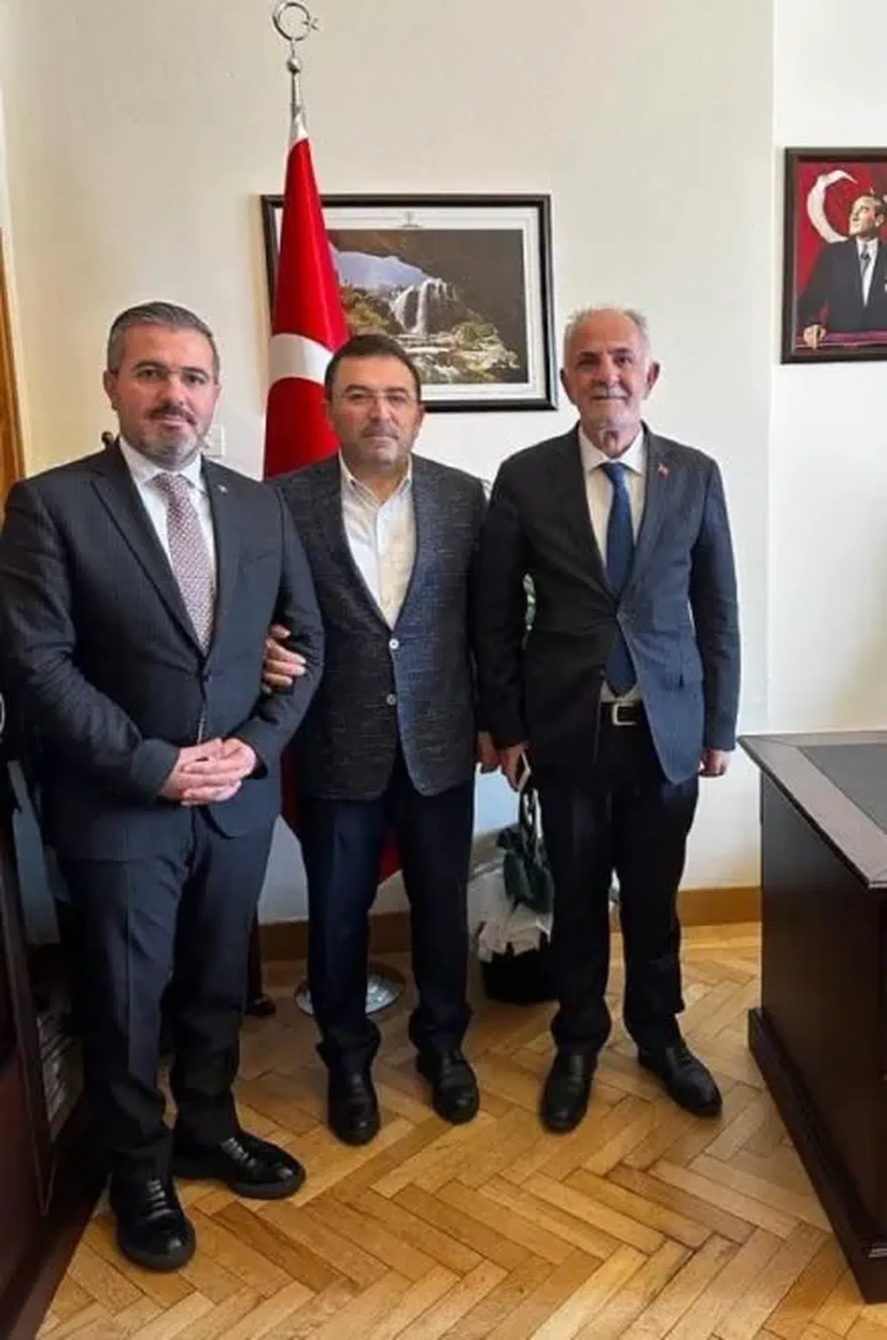 Milletvekilleri Öz ve Fırat, Vali Çiftçi'ye Hayırlı Olsun Ziyaretinde Bulundu