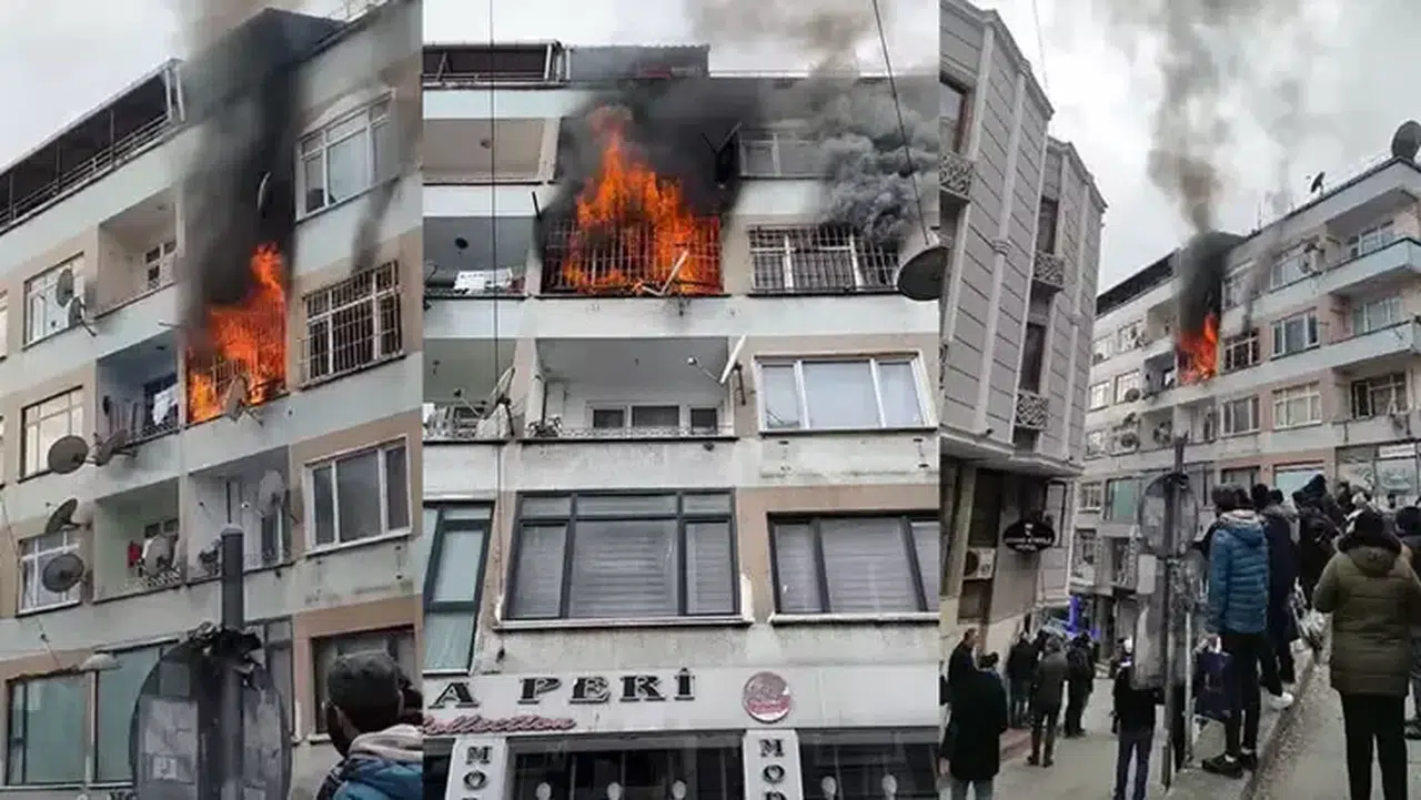 Fatih'te çanta deposunda yangın