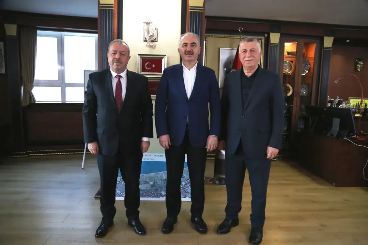 Belediye Başkan'ı Rahmi Metin konuklarını ağırladı