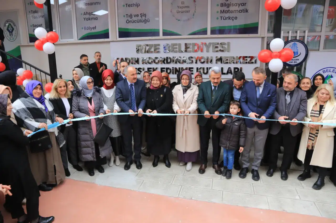 Rize'de Kadın Kültür Merkezlerine bir yenisi daha eklendi