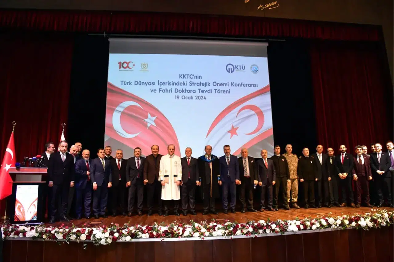 "KKTC Cumhurbaşkanı Ersin Tatar, Stratejik Önemiyle Dikkat Çekiyor: KTÜ'den Fahri Doktora Aldı"