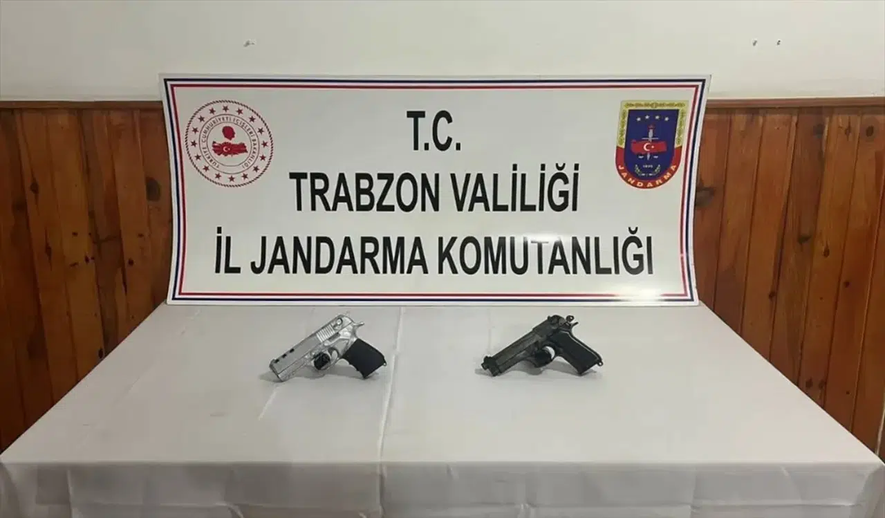 Trabzon'da Kurusıkı Tabancayla Ateş Açan Kişiye İdari Para Cezası
