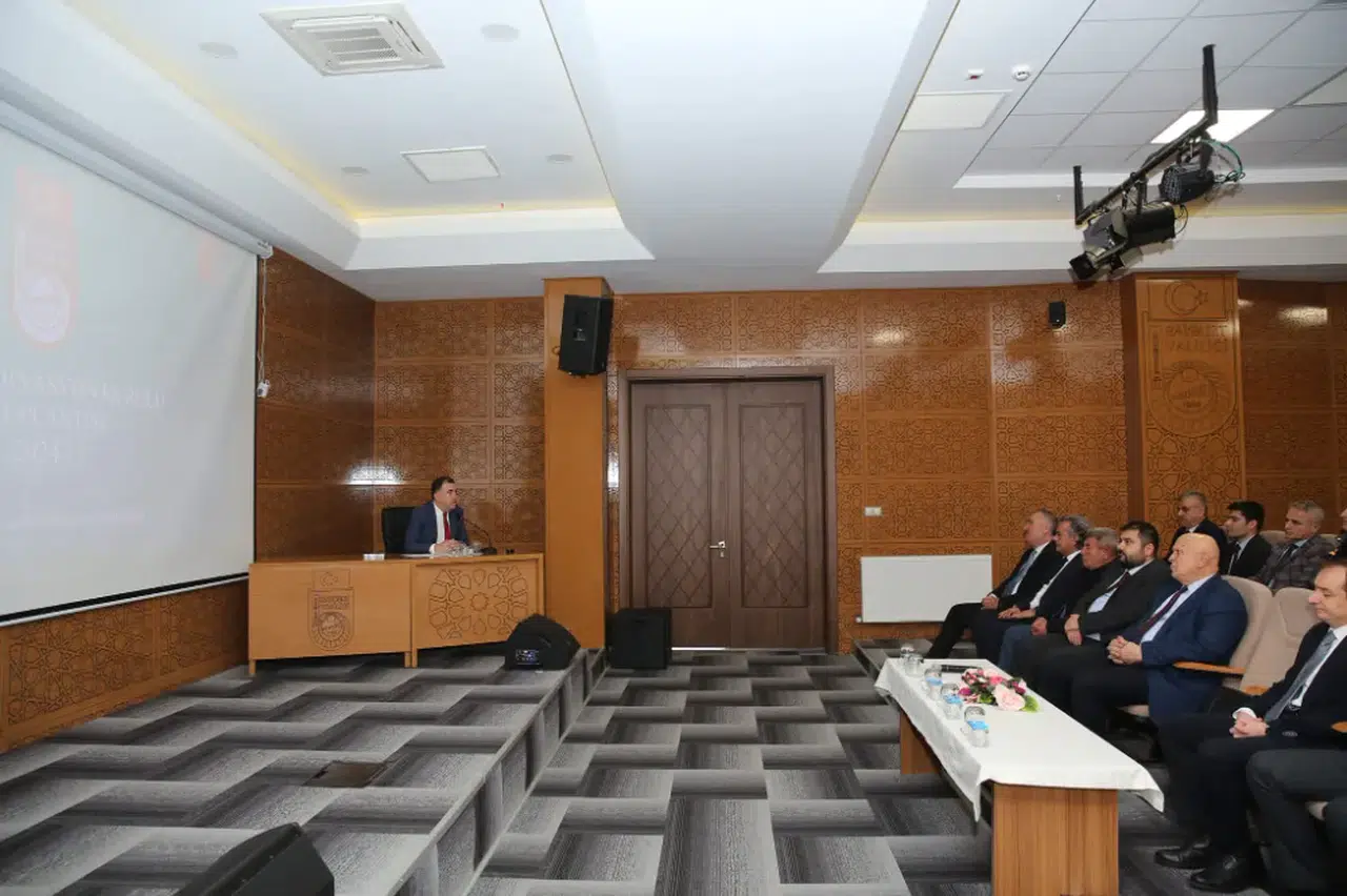 Bayburt'ta 2024 yılı yatırımları masaya yatırıldı