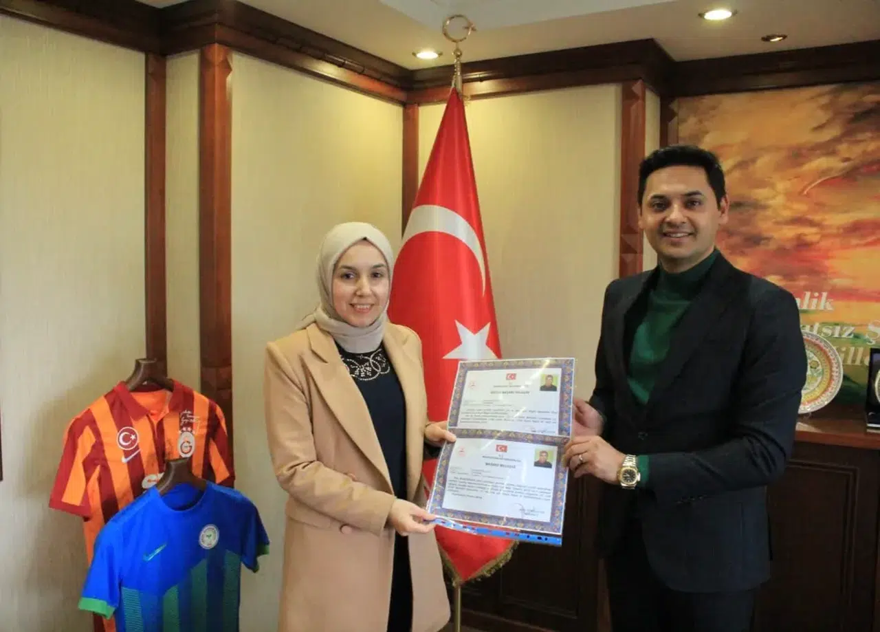 Derepazarı eski Tapu Müdürü Bereketoğlu Kaymakam Yükselecek'i ziyaret etti