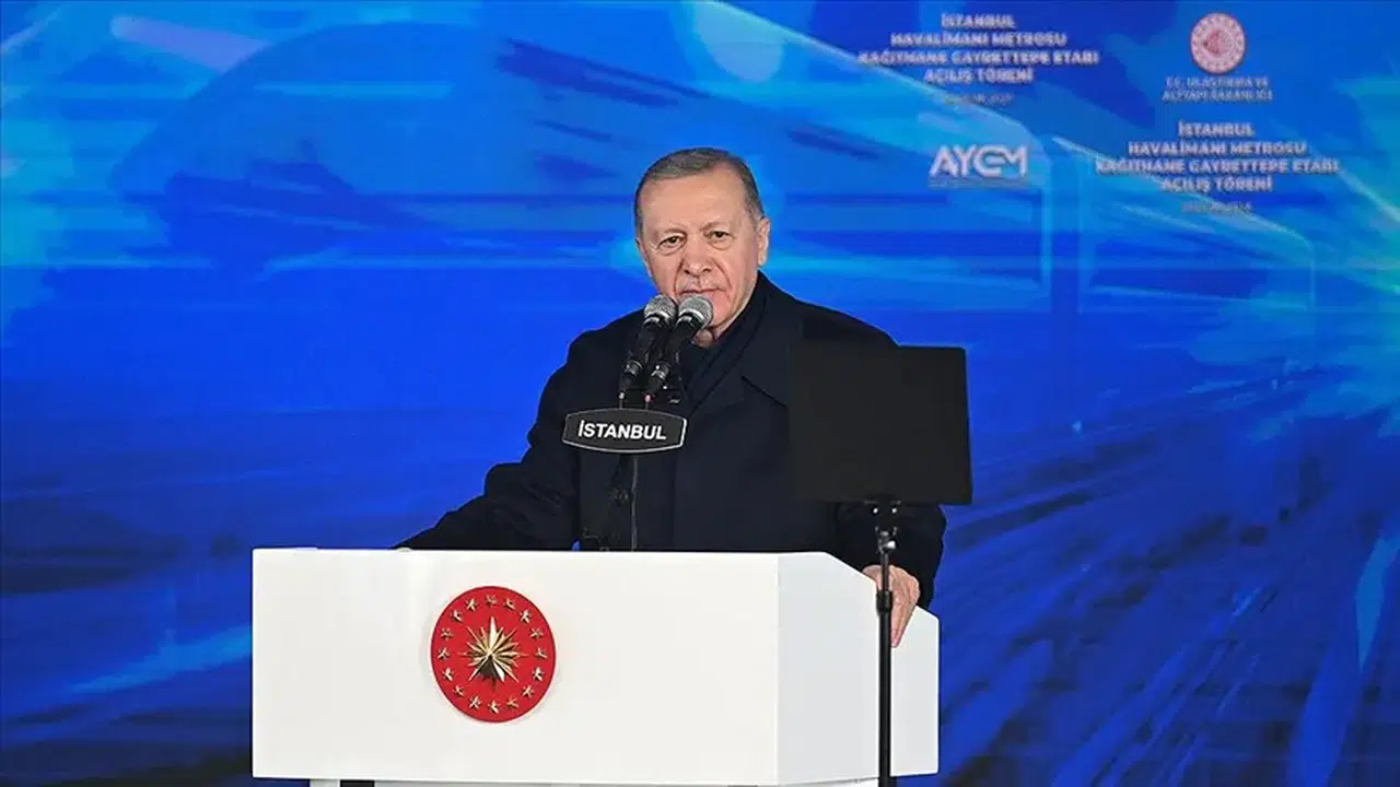Cumhurbaşkanı Erdoğan: İstanbul'da tamamlanan raylı sistem ağlarının uzunluğu 338,5 kilometreye çıkıyor