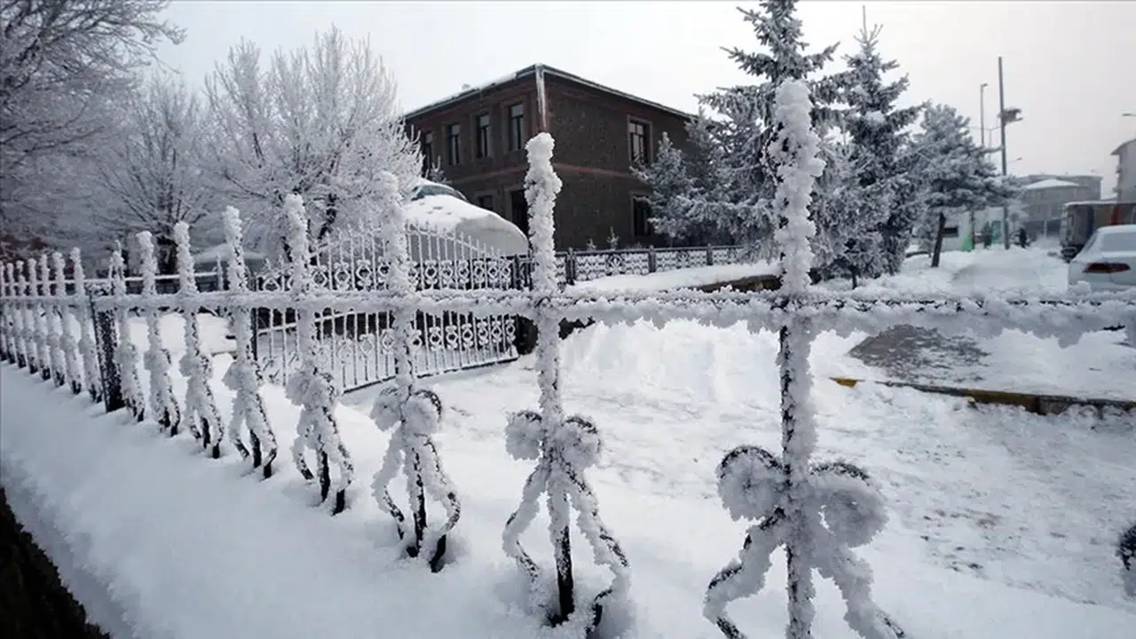 Ardahan'da termometreler gece sıfırın altında 25 dereceyi gösterdi