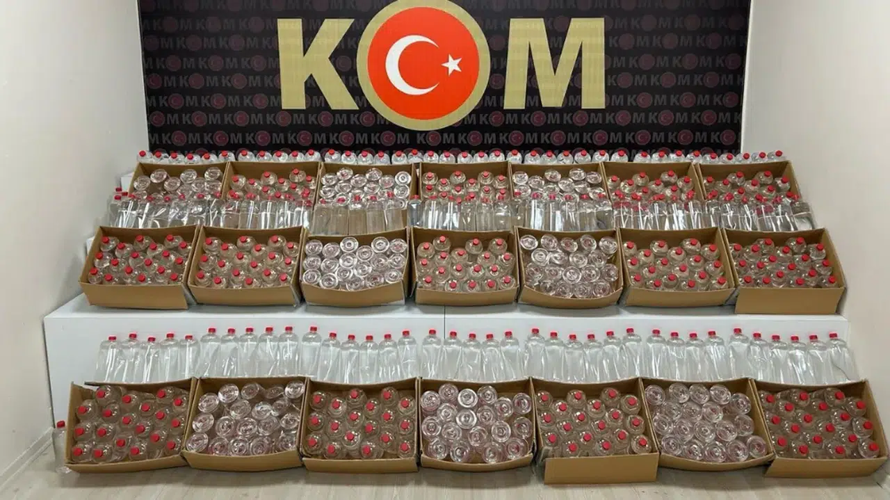 Ordu'da sahte içki çalışması: 630 litre etil alkol ele geçirildi