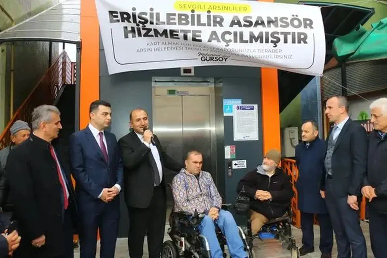 Arsin Belediyesi'nden Erişilebilir Asansör Müjdesi