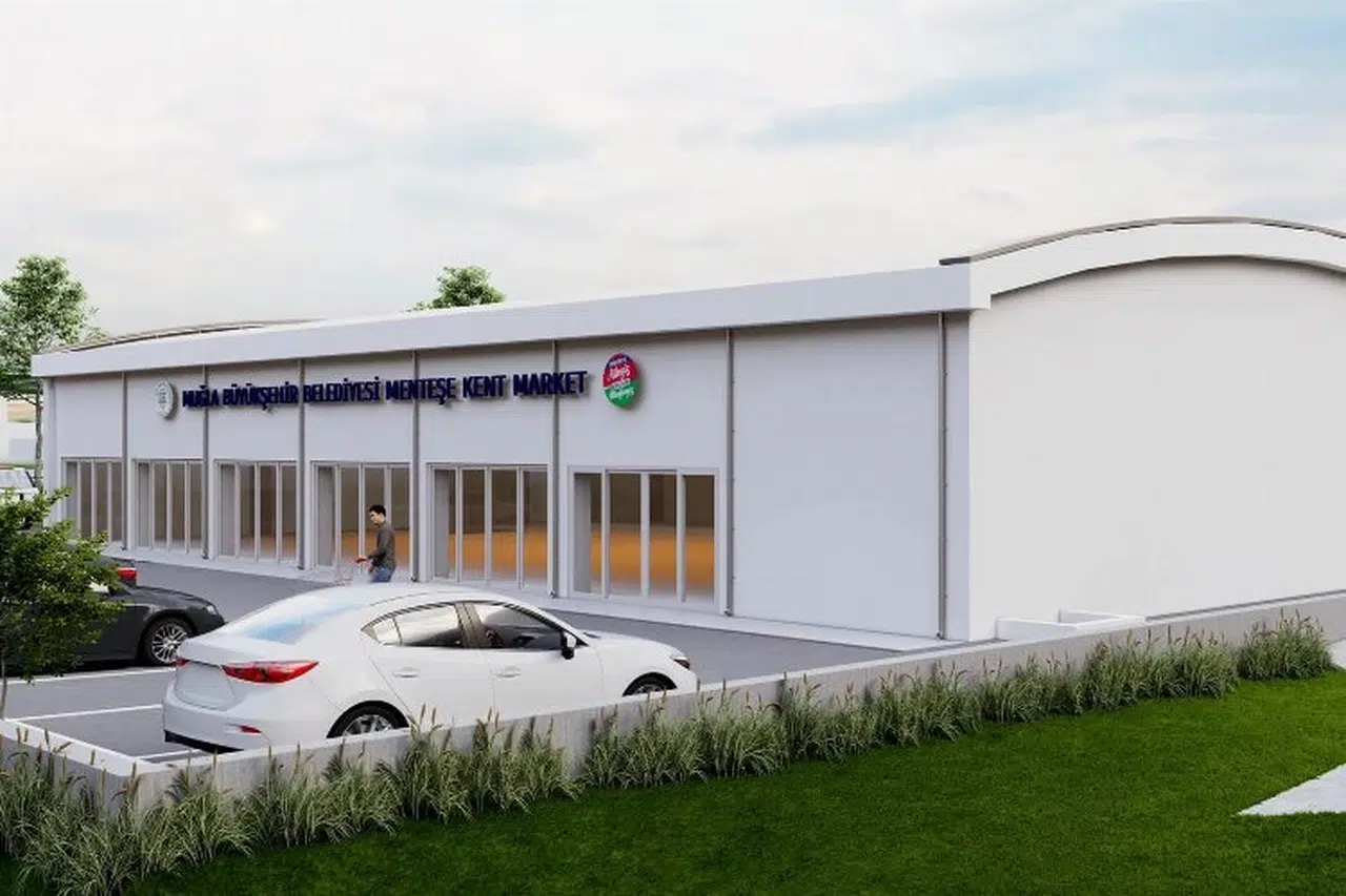 Muğla'da 'Kent Market'  için kollar sıvandı