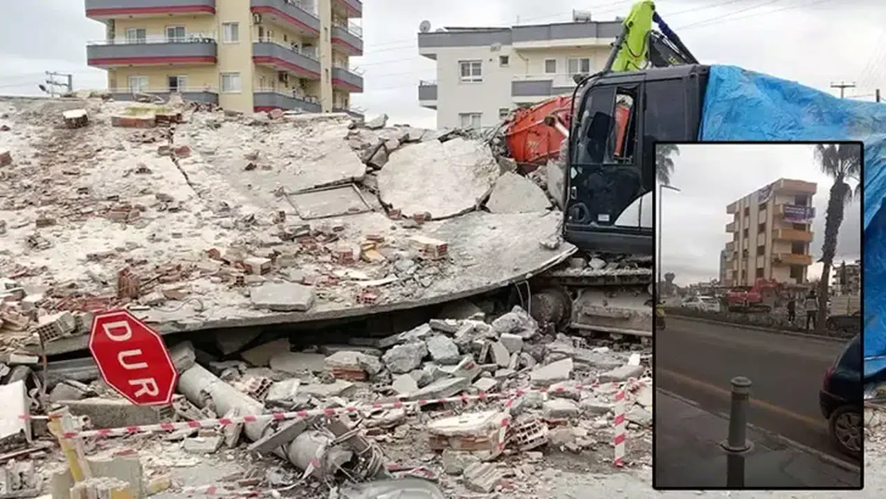 'Çürük' raporlu bina yıkım sırasında çöktü; operatör yaralandı