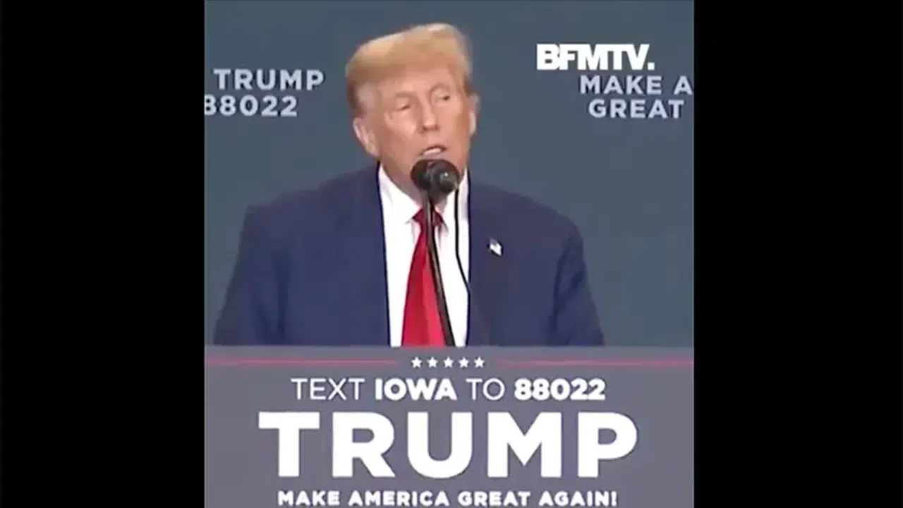 Eski ABD Başkanı Trump, Fransa Cumhurbaşkanı Macron'un taklidini yaptı