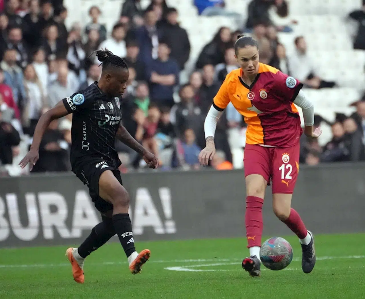 Kadın Futbol Süper Ligi'nde Beşiktaş, Galatasaray'ı 1-0 yendi