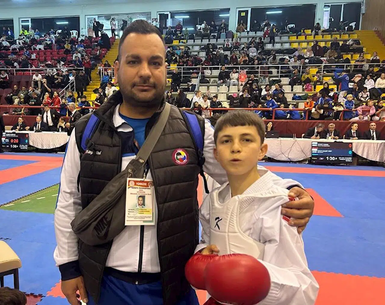  Süleymanpaşa Belediyesi'nin antrenörü ve karatecisine milli davet