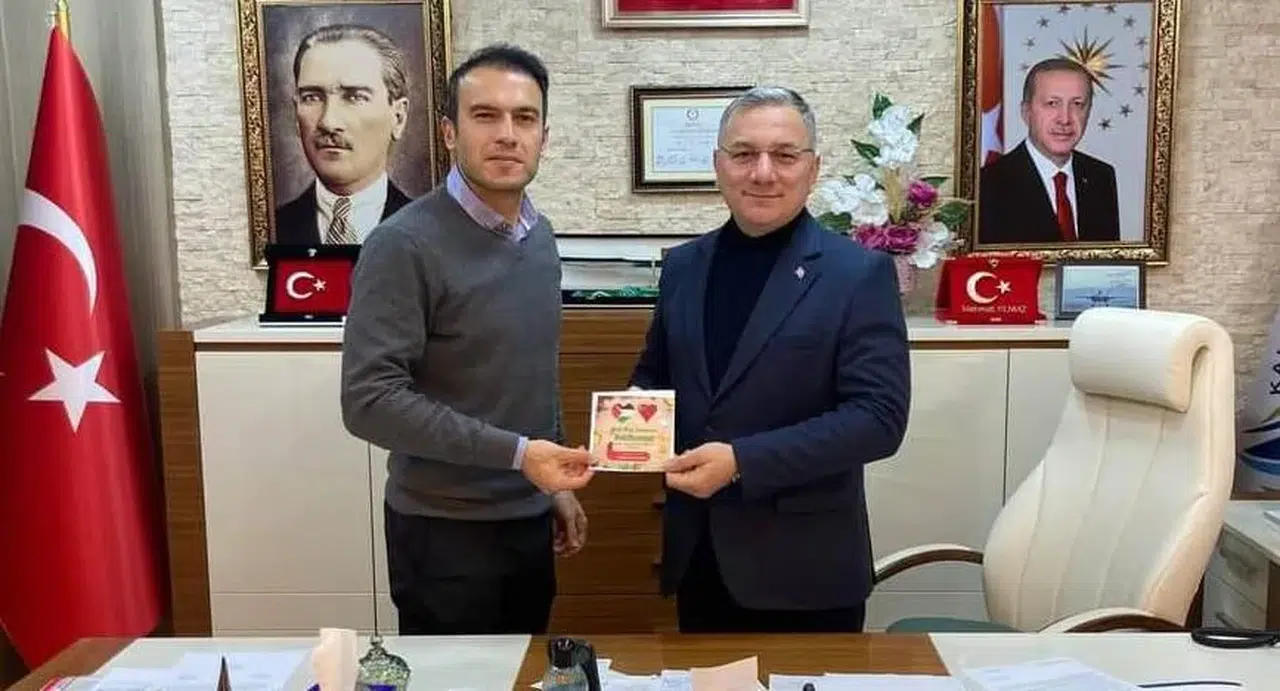 RİZE'NİN YÜZAKI METOĞLU BAŞKAN YILMAZ''I ZİYARET ETTİ