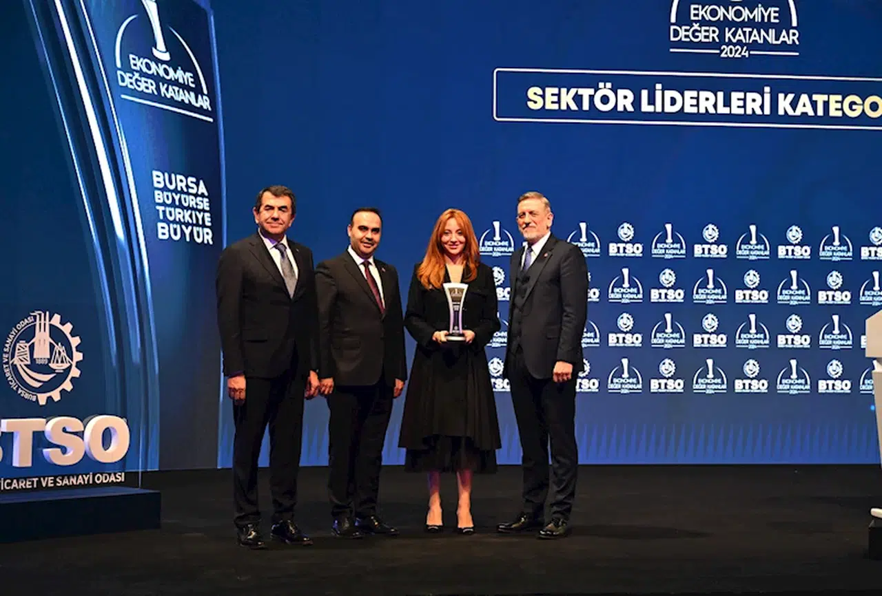 Uludağ elektrik 2024 yılını sektör lideri ödülüyle kapattı