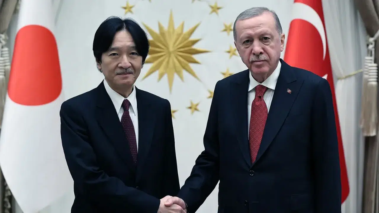 Cumhurbaşkanı Erdoğan, Japonya Veliaht Prensi Fumihito'yu kabul etti
