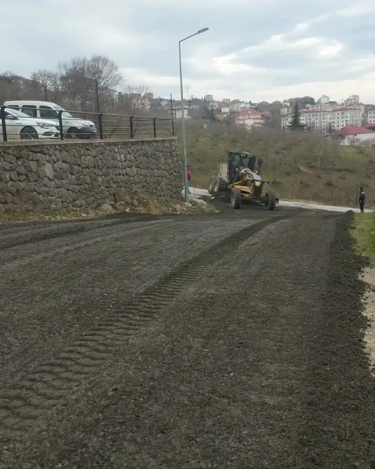 Trabzon Ortahisar'da Yol Asfaltlama Çalışmaları Hızla Devam Ediyor