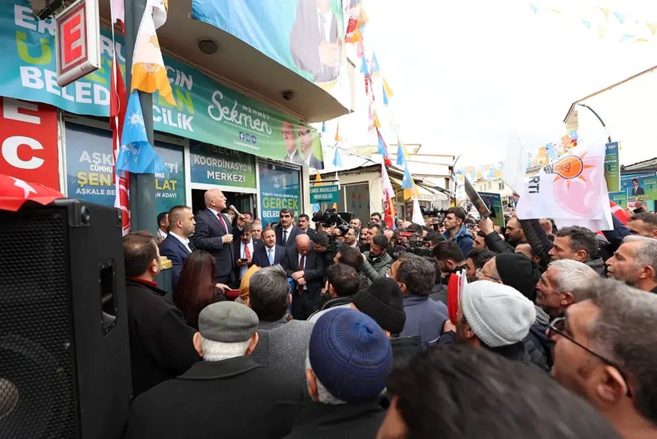 Erzurum'un Kalkınması İçin AK Parti Aşkale Seçim Koordinasyon Merkezi Açıldı"