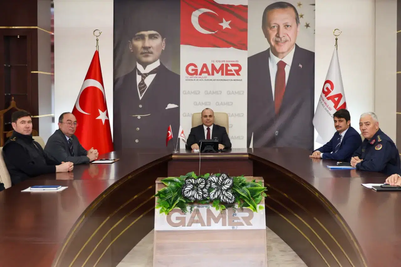 Artvin'de Acil Çağrı Hizmetleri İçin Koordinasyon Toplantısı Gerçekleştirildi
