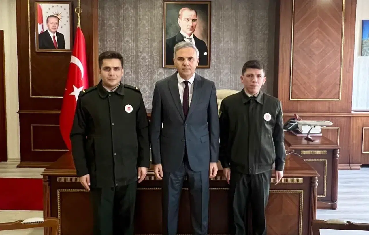 Yeni Askerlik Şubesi Başkanından Kaymakam Yıldız'a ziyaret