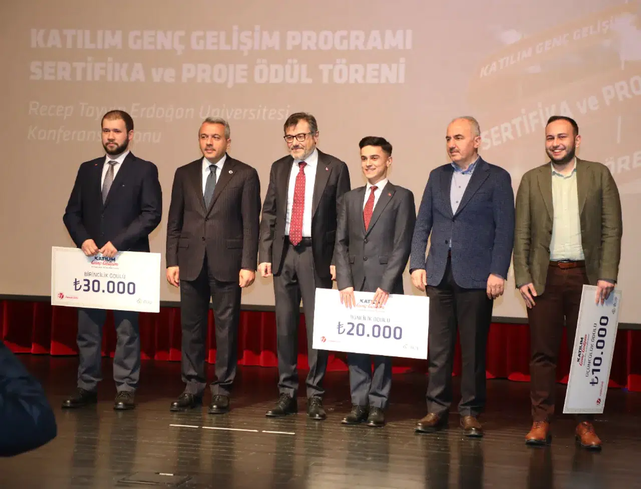 "Katılım Genç Gelişim Programı" sertifika ve ödül töreni düzenlendi