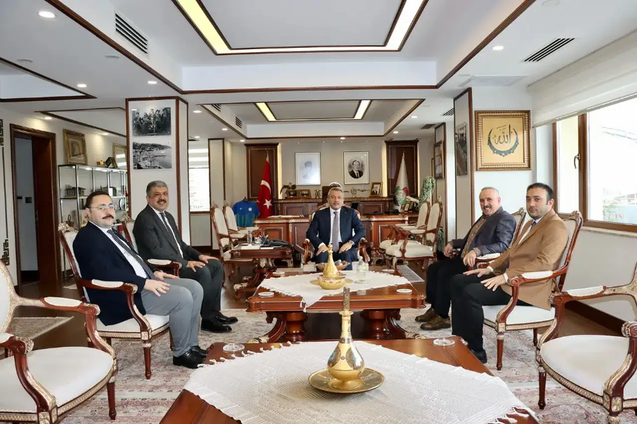 Önemli kurum müdürleri Vali Baydaş'ı ziyaret etti