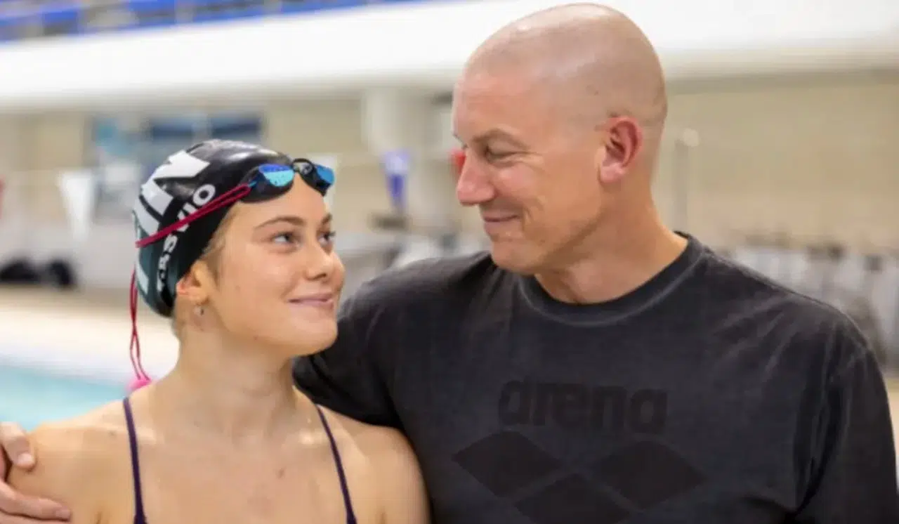 Finlandiyalı yüzücü Louna Kasvio, eski şampiyon babasıyla Erzurum'da güç depoluyor