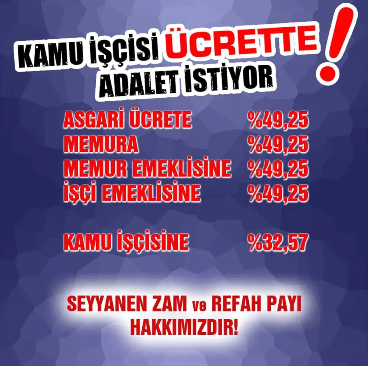 Sibel Suiçmez: "Geçinemeyen Kamu İşçileri İnsanca Bir Yaşam İstiyor!"