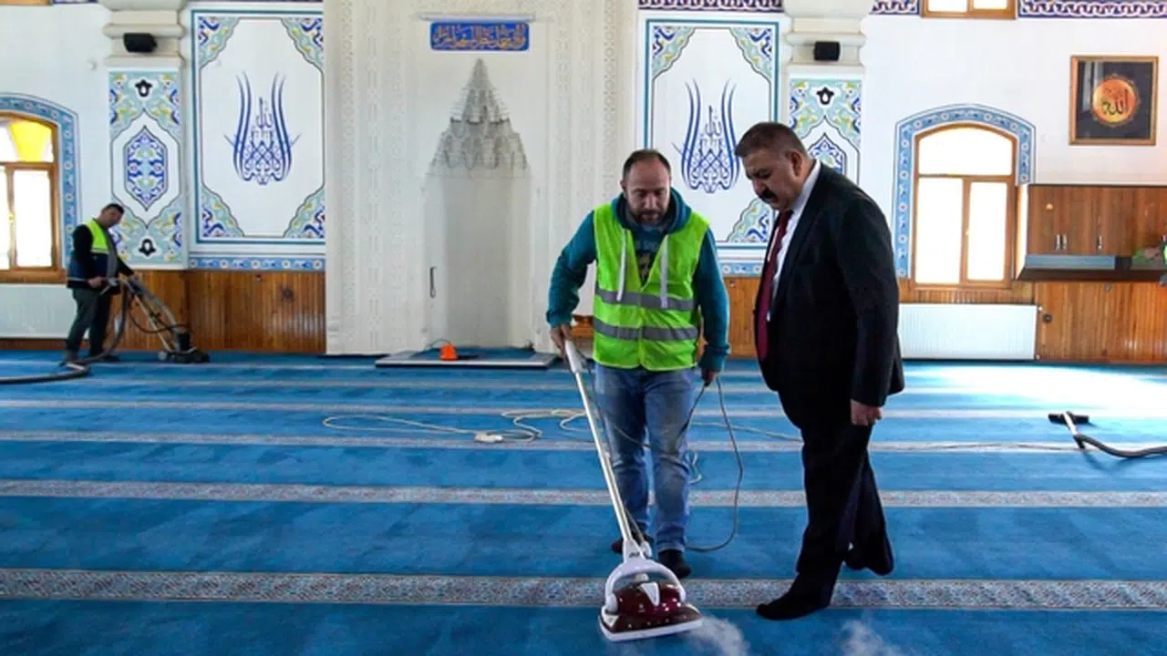 Palandöken'deki 82 caminin ramazan ayı temizliği tamamlandı