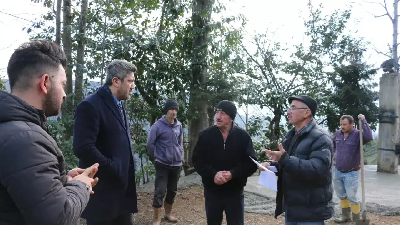 Güneysu'da üstyapı çalışmaları yoğun şekilde devam ediyor