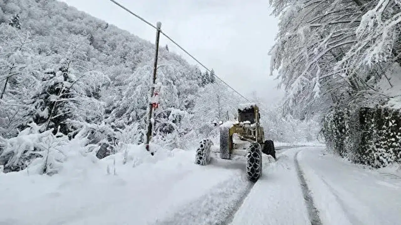 Artvin'de kar ve sağanak hayatı olumsuz etkiledi