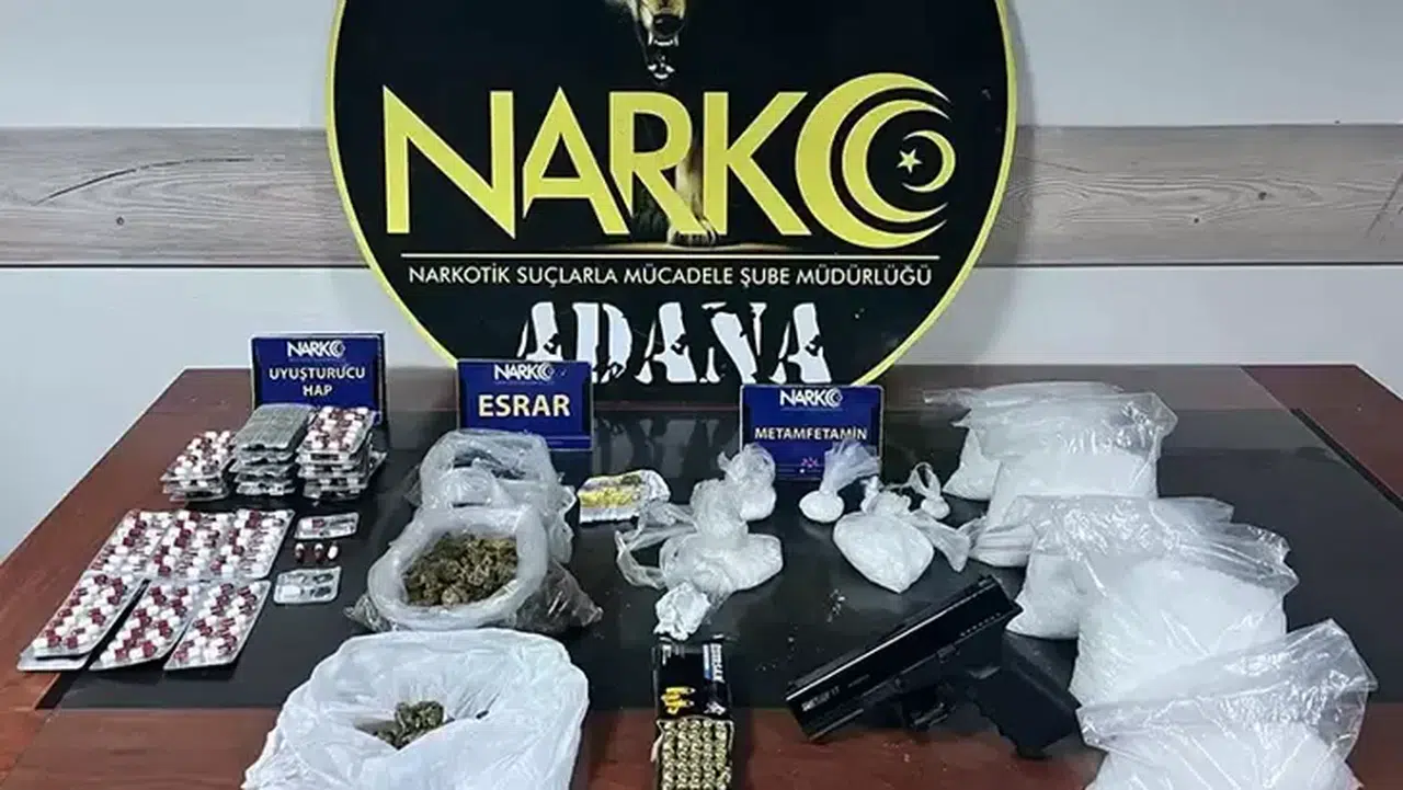 Adana'da uyuşturucu satışı ve imalatına 4 tutuklama