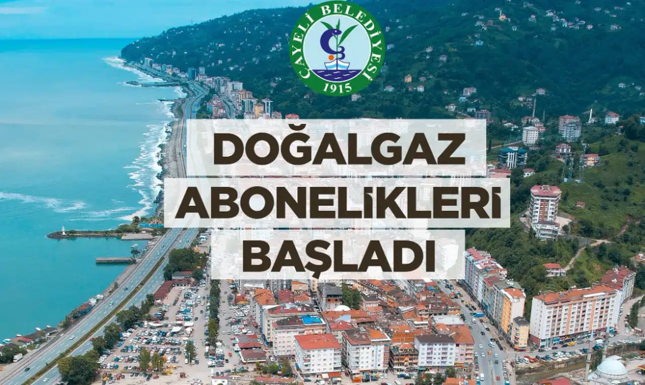 Çayeli'de iki mahalle daha doğalgaza kavuştu