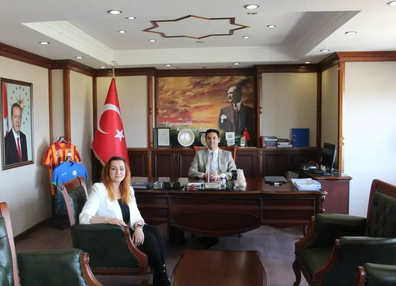 Yeni Tapu Müdürü Kaya'dan Kaymakam Yükselecek'e ziyaret