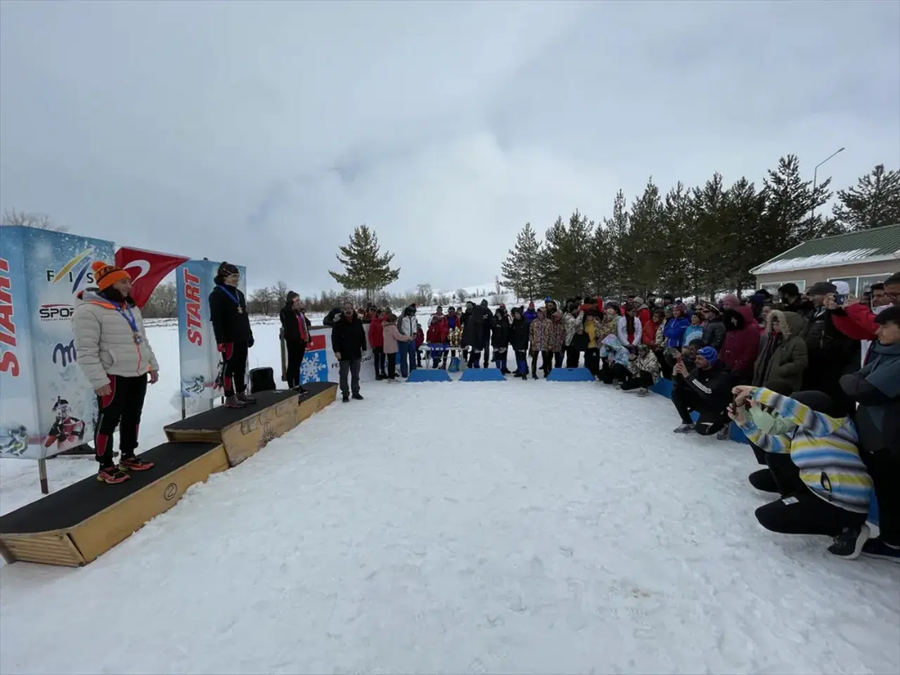 Erzurum'da düzenlenen Kayaklı Koşu Türkiye Şampiyonası sona erdi
