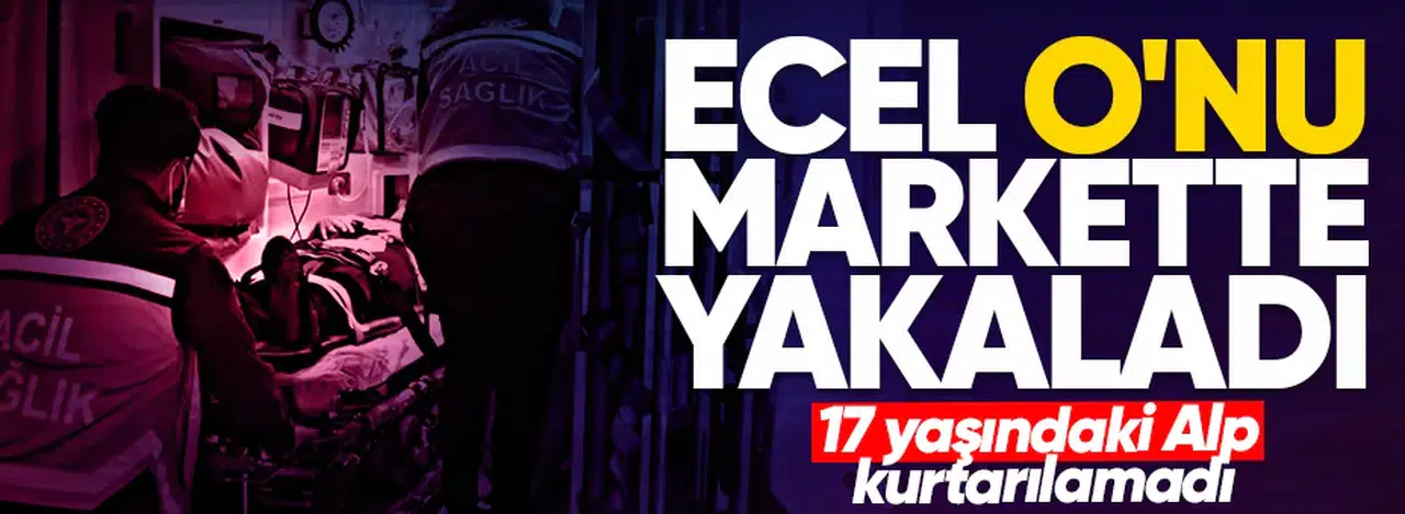 Ecel O'nu markette yakaladı!