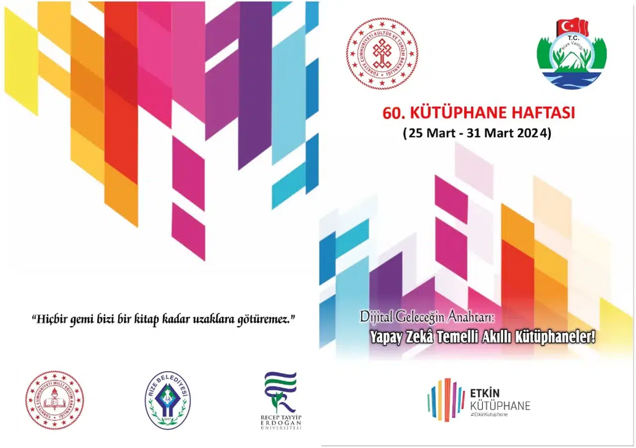 60. Kütüphane Haftası etkinliklerle kutlanacak