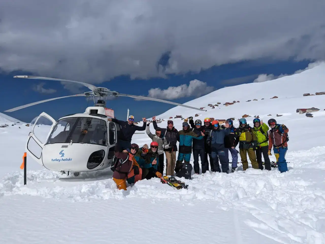 Kaçkar Dağları'ndaki heliski etkinliğinde 13. hafta heyecanı yaşanıyor