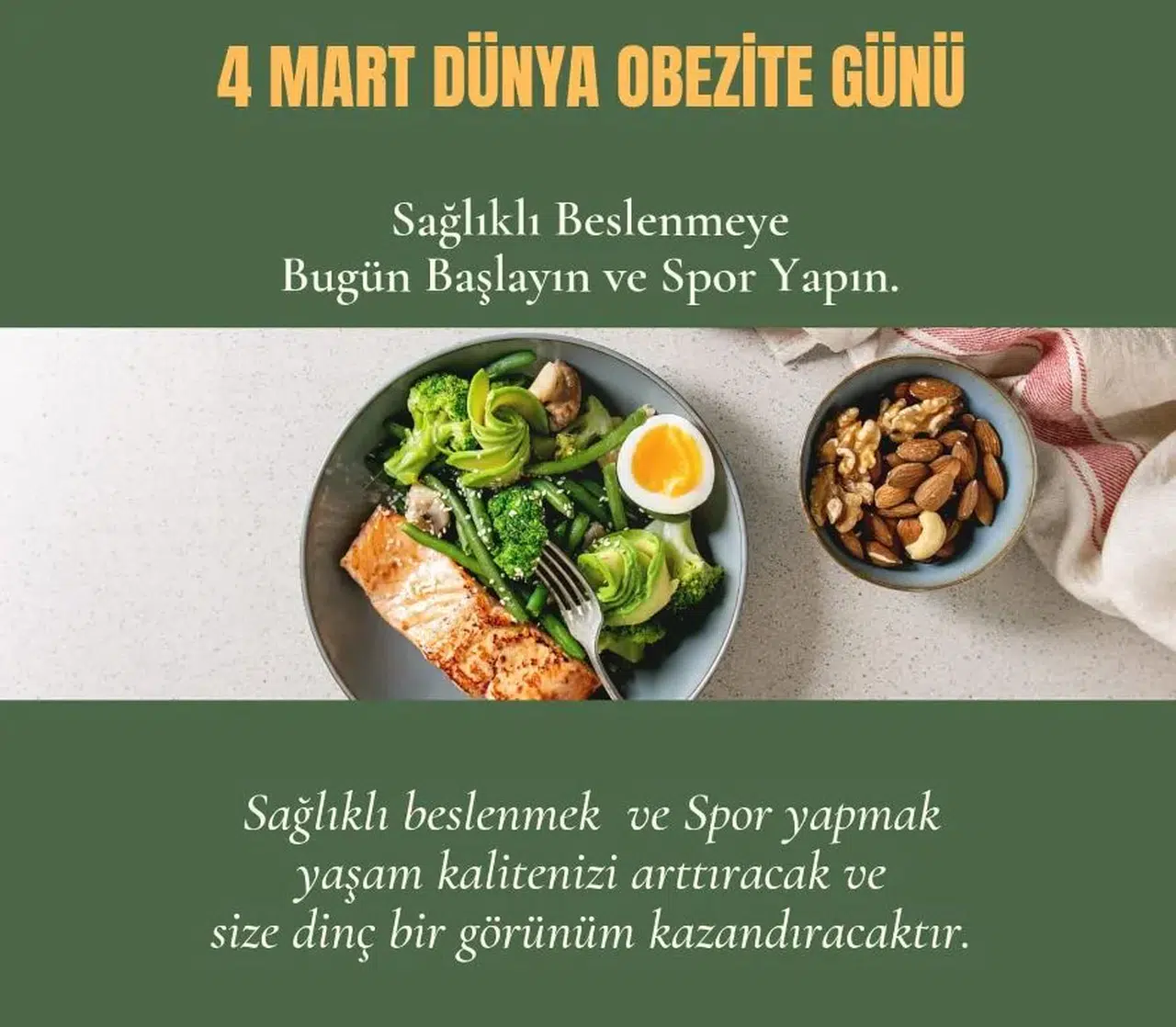  "Sağlıklı Yaşam İçin Beslenme ve Egzersiz: Obezite ile Etkili Mücadele"