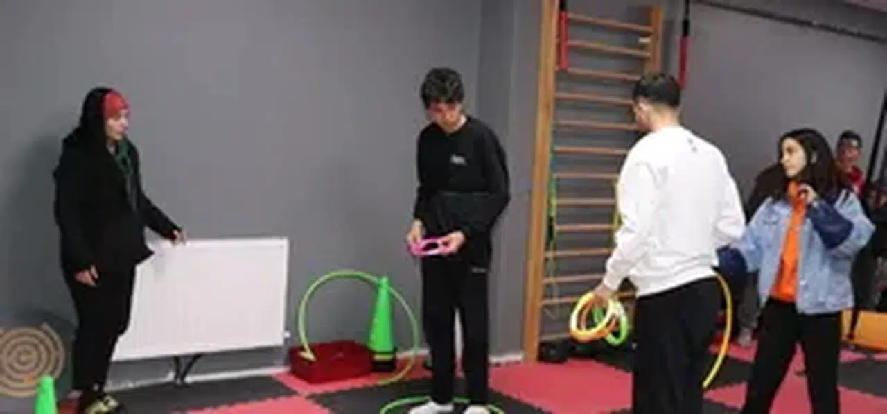 Otizmli çocuklar sporla hayata bağlanıyor