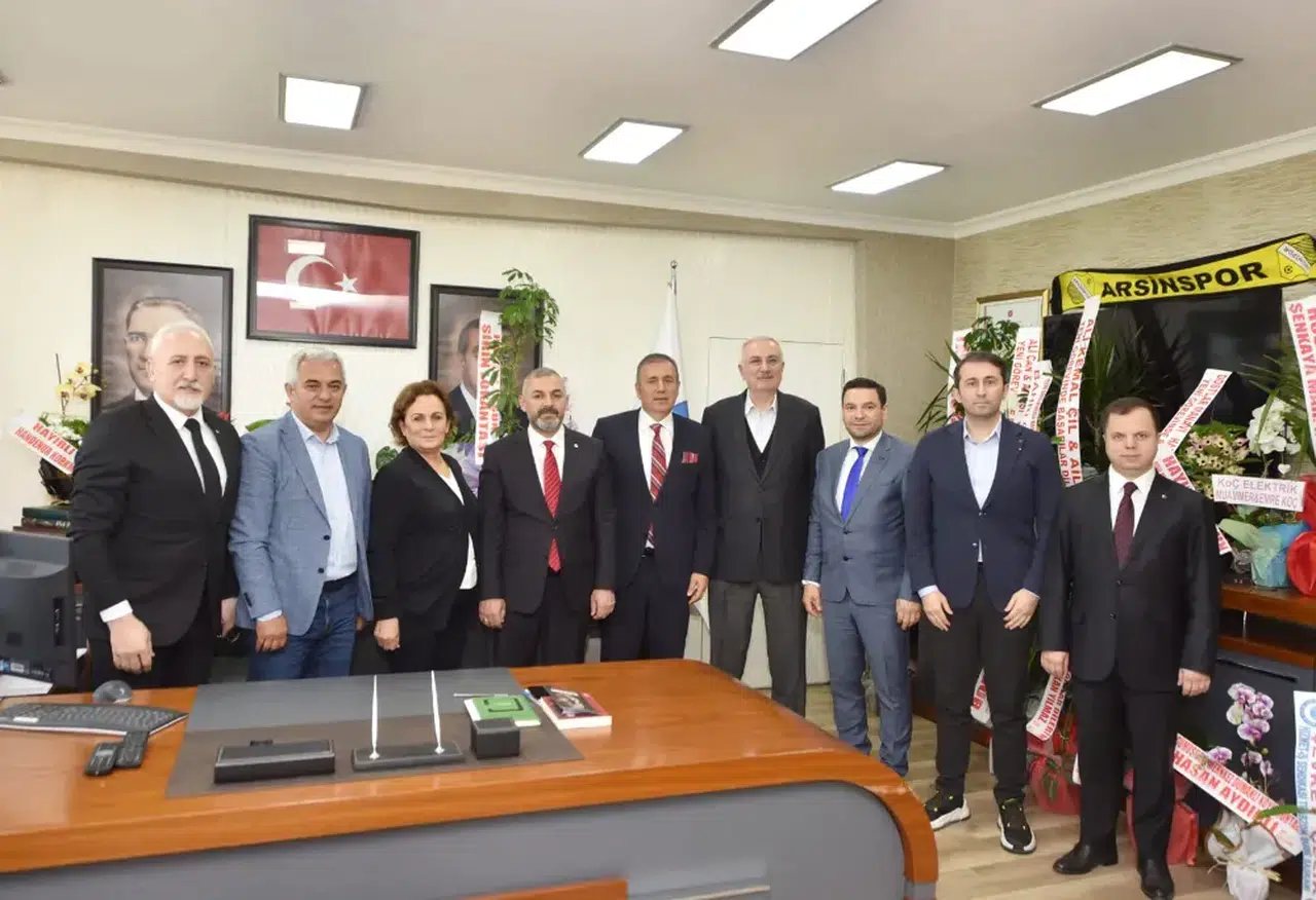 TTSO heyetinden Arsin Belediye Başkanı Bilgin'e ziyaret