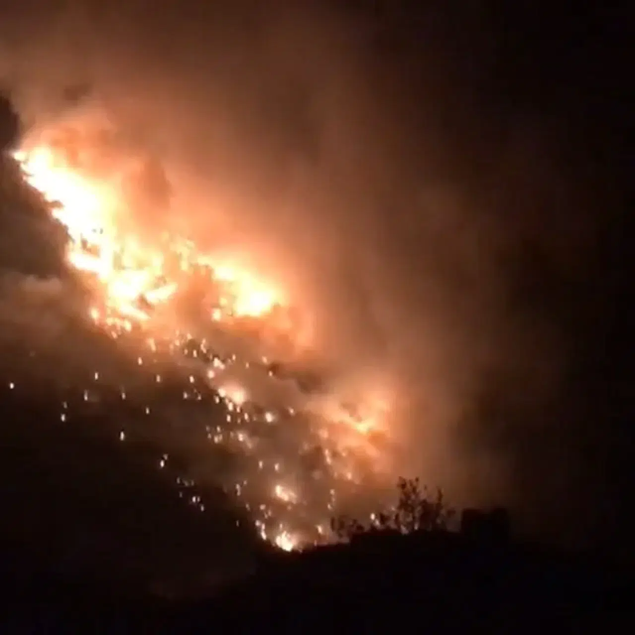 Artvin'de çöp tesisinde patlama sonrası yangın