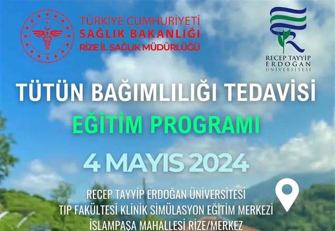 RTEÜ'de tütün bağımlılığı eğitimi verilecek