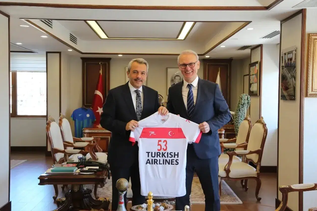 THF Başkanı Kılıç ve heyeti Vali Baydaş'ı ziyaret etti