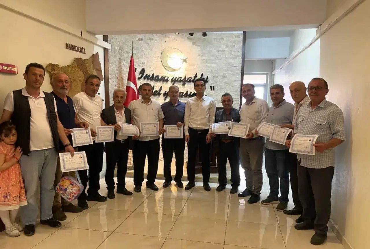 Kaymakam Açıkgöz'den muhtarlara teşekkür