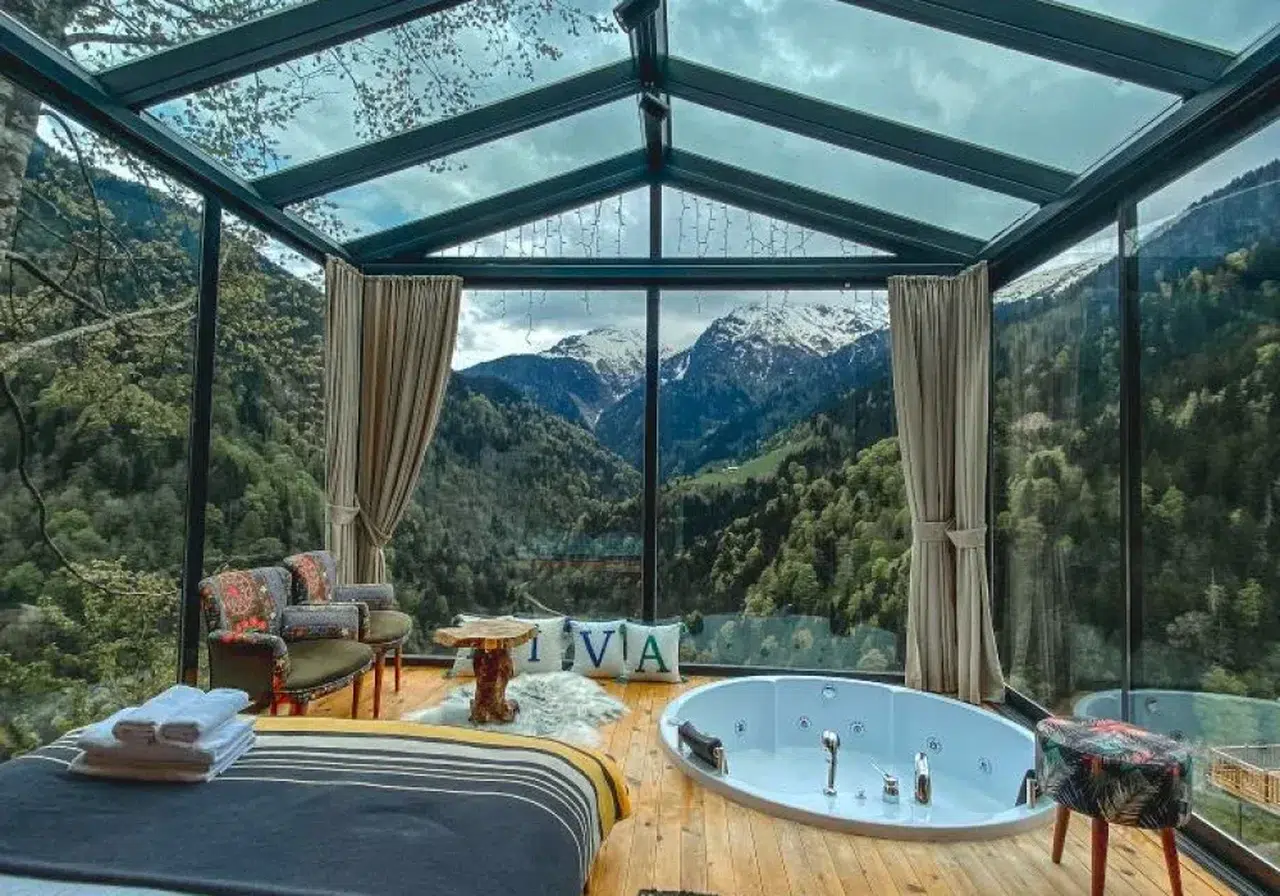 Rize'deki doğa otellerine talep arttı