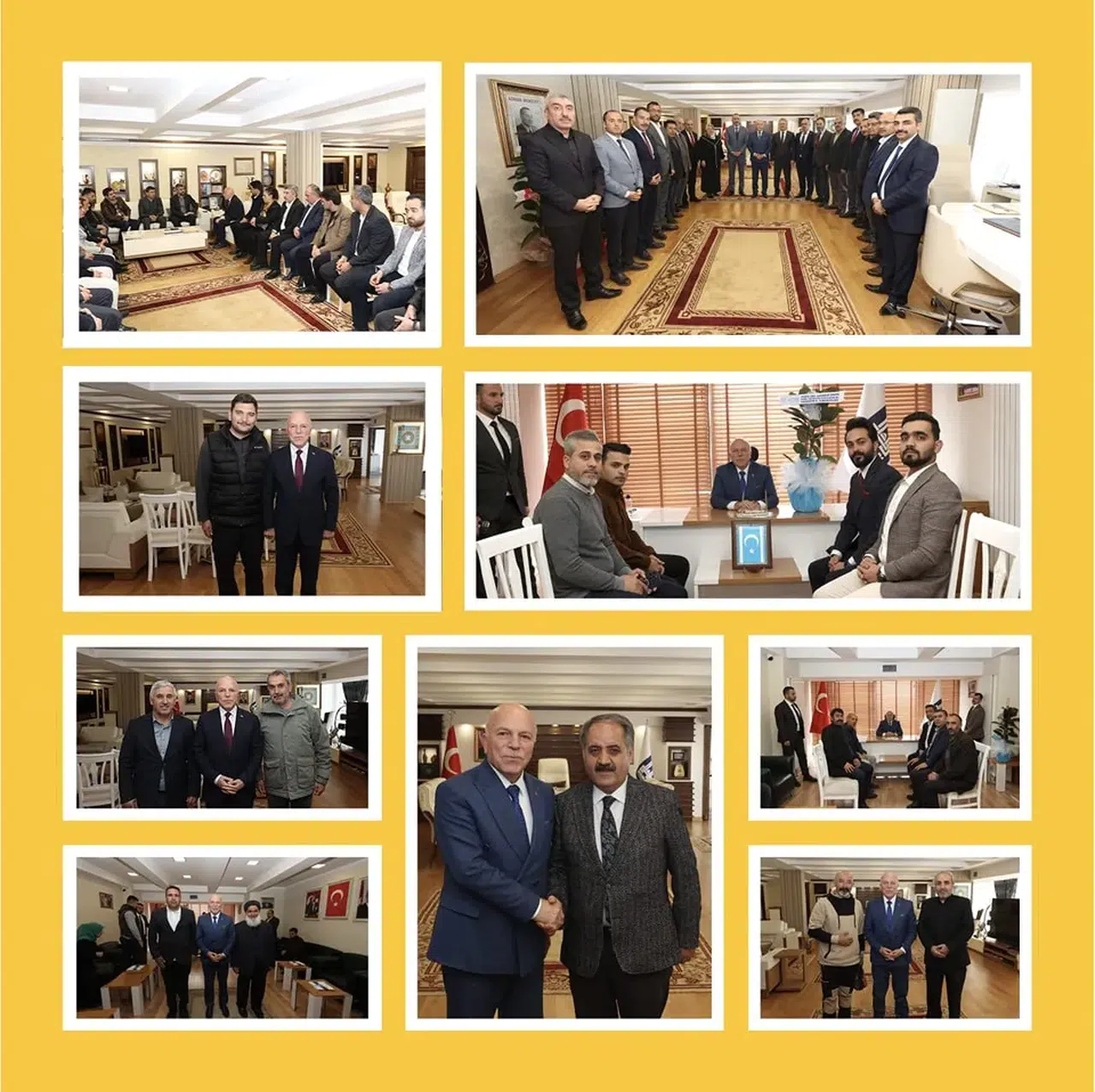 Erzurum Büyükşehir Belediye Başkanı Sekmen'e "Hayırlı Olsun" Ziyaretleri