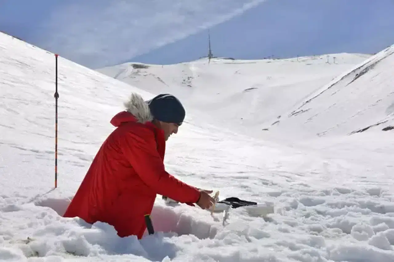 Palandöken'e çığ takibi