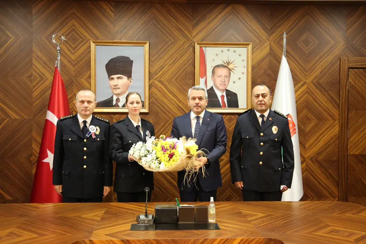 Emniyet teşkilatından Vali Baydaş'a ziyaret